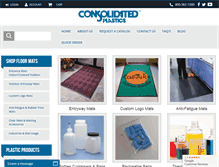 Tablet Screenshot of consolidatedplastics.com